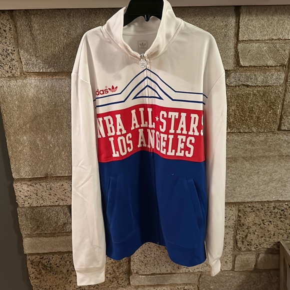 Adidas x NBA All stars zip up jacket sz large - Picture 1 of 5